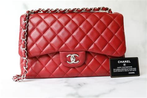 chanel jumbo red|chanel jumbo caviar price.